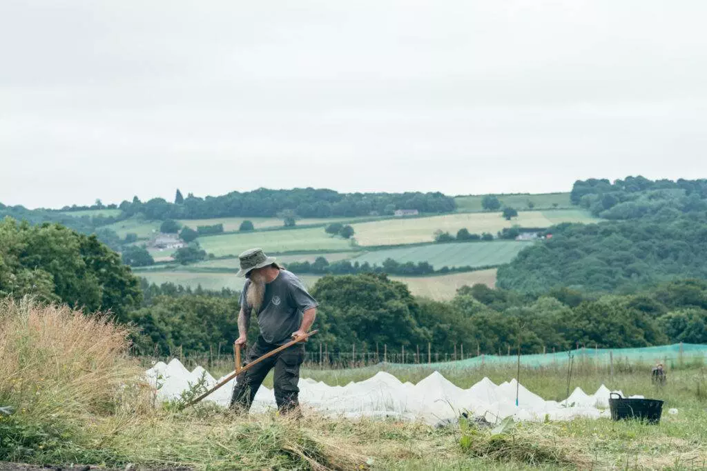 Dave - who started as a volunteer from the early days on our Farm