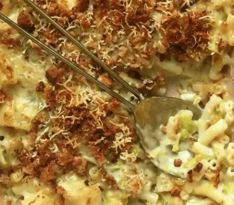 mac n cheese leek